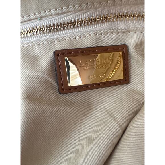 Lauren Ralph Lauren Whitney Paper Straw Crochet Tote Bag with Tassel - OS - Picture 5 of 9